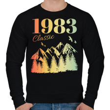 PRINTFASHION 1983 - Férfi pulóver - Fekete férfi pulóver, kardigán