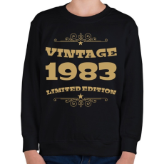 PRINTFASHION 1983 - Gyerek pulóver - Fekete