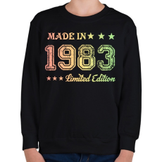 PRINTFASHION 1983 - Gyerek pulóver - Fekete