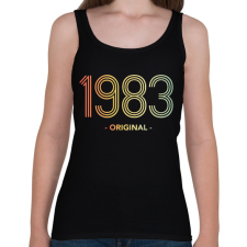 PRINTFASHION 1983 - Női atléta - Fekete női trikó