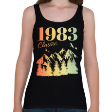 PRINTFASHION 1983 - Női atléta - Fekete