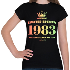 PRINTFASHION 1983 - Női póló - Fekete női póló