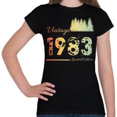 PRINTFASHION 1983 - Női póló - Fekete