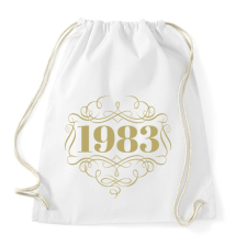 PRINTFASHION 1983 - Sportzsák, Tornazsák - Fehér tornazsák