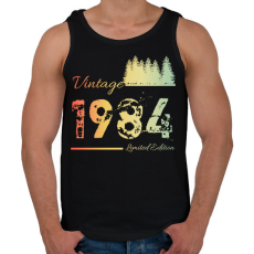 PRINTFASHION 1984 - Férfi atléta - Fekete