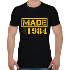 PRINTFASHION 1984 - Férfi póló - Fekete férfi póló