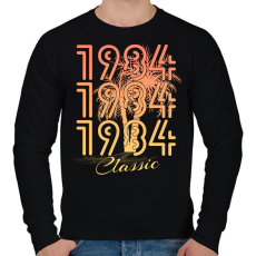 PRINTFASHION 1984 - Férfi pulóver - Fekete