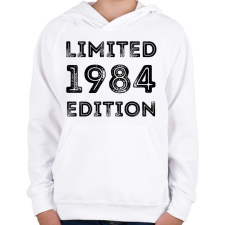 PRINTFASHION 1984 - Gyerek kapucnis pulóver - Fehér gyerek pulóver, kardigán