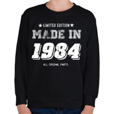 PRINTFASHION 1984 - Gyerek pulóver - Fekete gyerek pulóver, kardigán