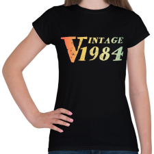 PRINTFASHION 1984 - Női póló - Fekete női póló