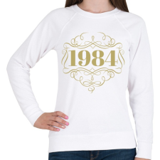 PRINTFASHION 1984 - Női pulóver - Fehér női pulóver, kardigán