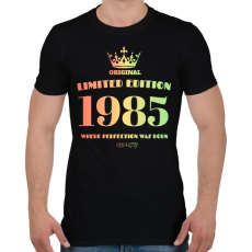 PRINTFASHION 1985 - Férfi póló - Fekete