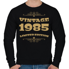 PRINTFASHION 1985 - Férfi pulóver - Fekete