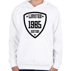 PRINTFASHION 1985 - Gyerek kapucnis pulóver - Fehér