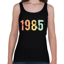 PRINTFASHION 1985 - Női atléta - Fekete női trikó