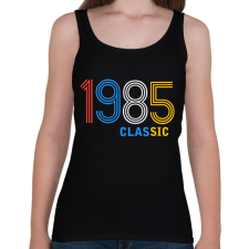 PRINTFASHION 1985 - Női atléta - Fekete női trikó