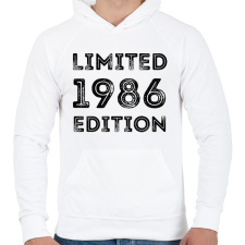 PRINTFASHION 1986 - Férfi kapucnis pulóver - Fehér férfi pulóver, kardigán