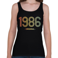 PRINTFASHION 1986 - Női atléta - Fekete női trikó