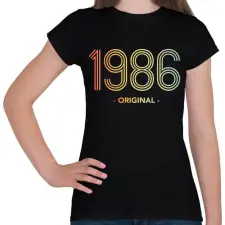 PRINTFASHION 1986 - Női póló - Fekete férfi póló