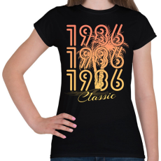 PRINTFASHION 1986 - Női póló - Fekete