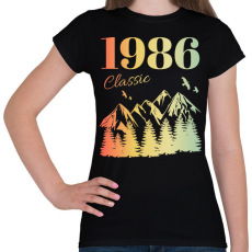 PRINTFASHION 1986 - Női póló - Fekete