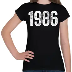 PRINTFASHION 1986 - Női póló - Fekete