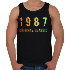 PRINTFASHION 1987 - Férfi atléta - Fekete