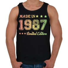 PRINTFASHION 1987 - Férfi atléta - Fekete