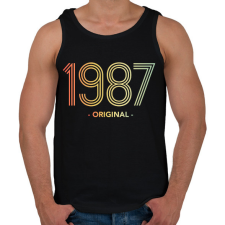 PRINTFASHION 1987 - Férfi atléta - Fekete atléta, trikó