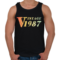 PRINTFASHION 1987 - Férfi atléta - Fekete