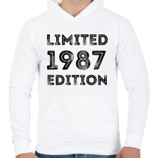 PRINTFASHION 1987 - Férfi kapucnis pulóver - Fehér férfi pulóver, kardigán