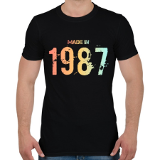 PRINTFASHION 1987 - Férfi póló - Fekete férfi póló