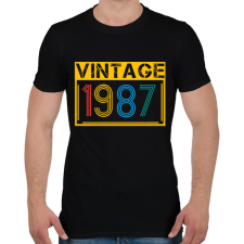 PRINTFASHION 1987 - Férfi póló - Fekete férfi póló