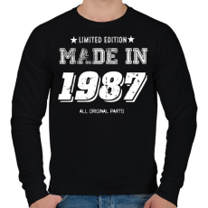 PRINTFASHION 1987 - Férfi pulóver - Fekete