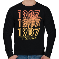 PRINTFASHION 1987 - Férfi pulóver - Fekete