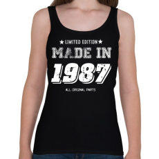 PRINTFASHION 1987 - Női atléta - Fekete