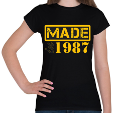 PRINTFASHION 1987 - Női póló - Fekete női póló