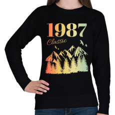 PRINTFASHION 1987 - Női pulóver - Fekete