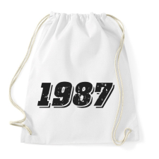 PRINTFASHION 1987 - Sportzsák, Tornazsák - Fehér tornazsák