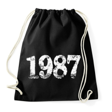 PRINTFASHION 1987 - Sportzsák, Tornazsák - Fekete tornazsák