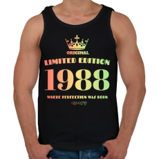 PRINTFASHION 1988 - Férfi atléta - Fekete