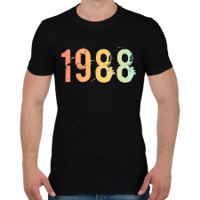 PRINTFASHION 1988 - Férfi póló - Fekete férfi póló