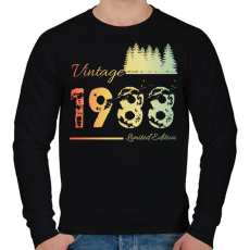 PRINTFASHION 1988 - Férfi pulóver - Fekete