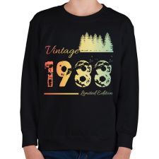 PRINTFASHION 1988 - Gyerek pulóver - Fekete gyerek pulóver, kardigán