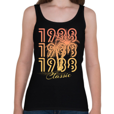 PRINTFASHION 1988 - Női atléta - Fekete női trikó