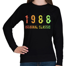 PRINTFASHION 1988 - Női pulóver - Fekete női pulóver, kardigán