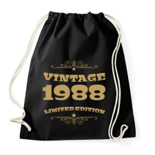 PRINTFASHION 1988 - Sportzsák, Tornazsák - Fekete tornazsák