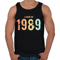 PRINTFASHION 1989 - Férfi atléta - Fekete