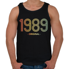 PRINTFASHION 1989 - Férfi atléta - Fekete atléta, trikó
