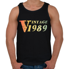 PRINTFASHION 1989 - Férfi atléta - Fekete atléta, trikó